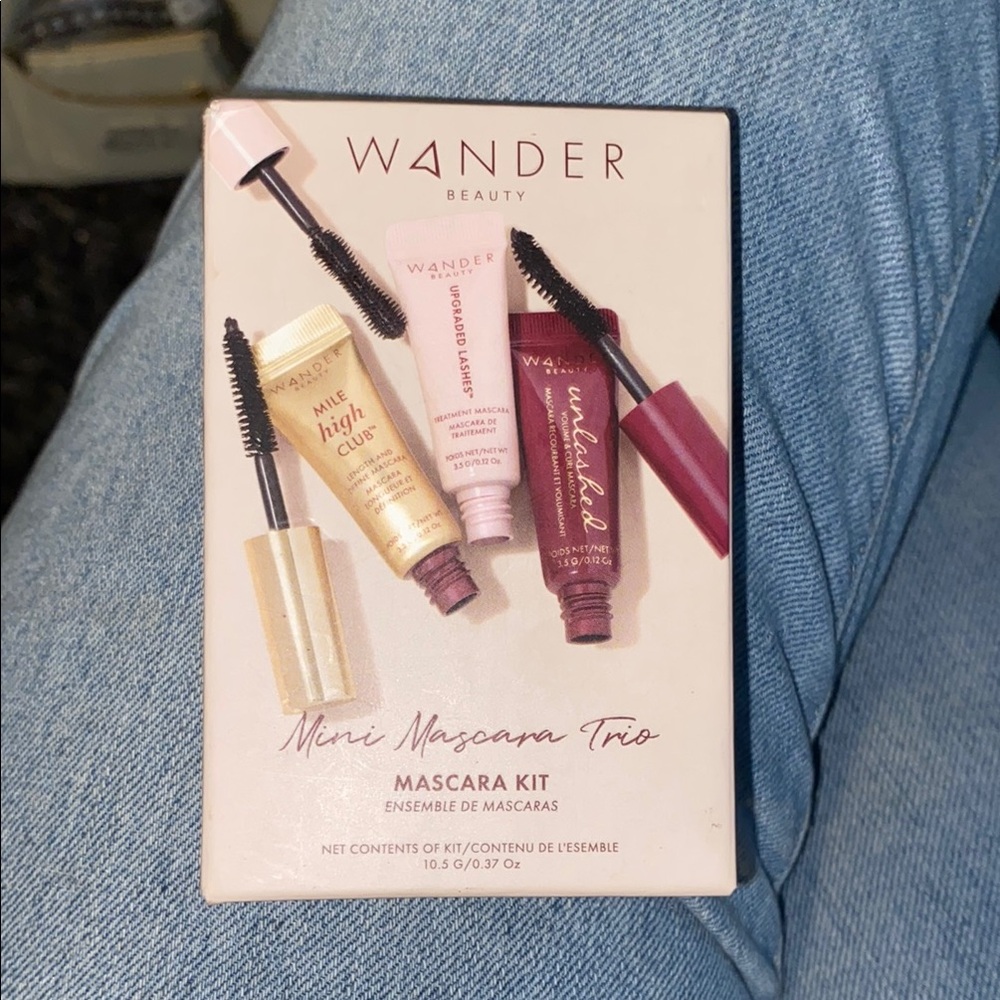 Wander Beauty Mini Mascara Trio - Black, Pink, Gold NWT - Picture 1 of 2